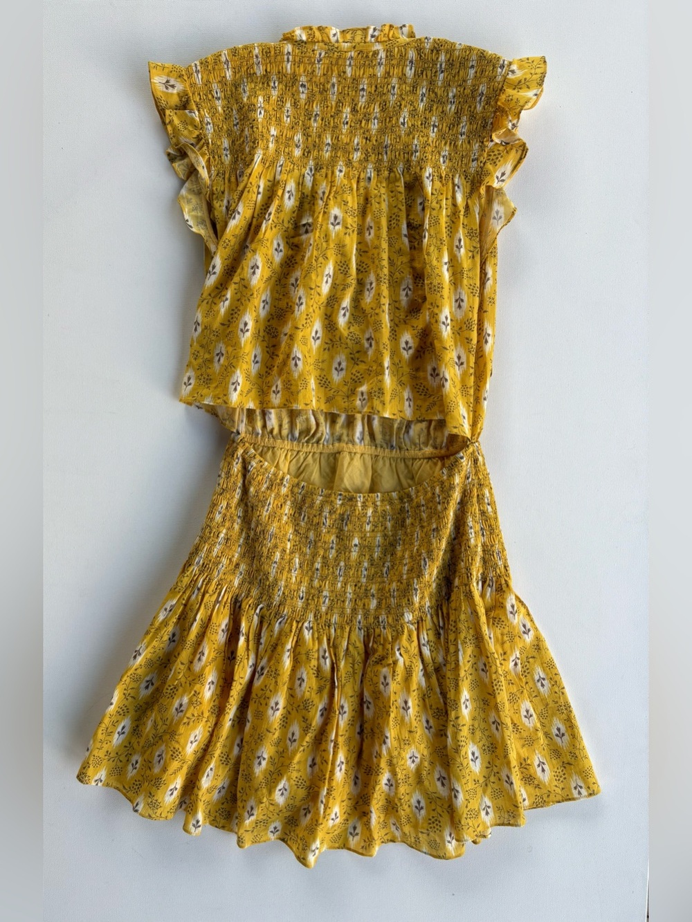 Veronica Beard Rayna Botanical Ikat Mini Dress - Picture 10 of 15